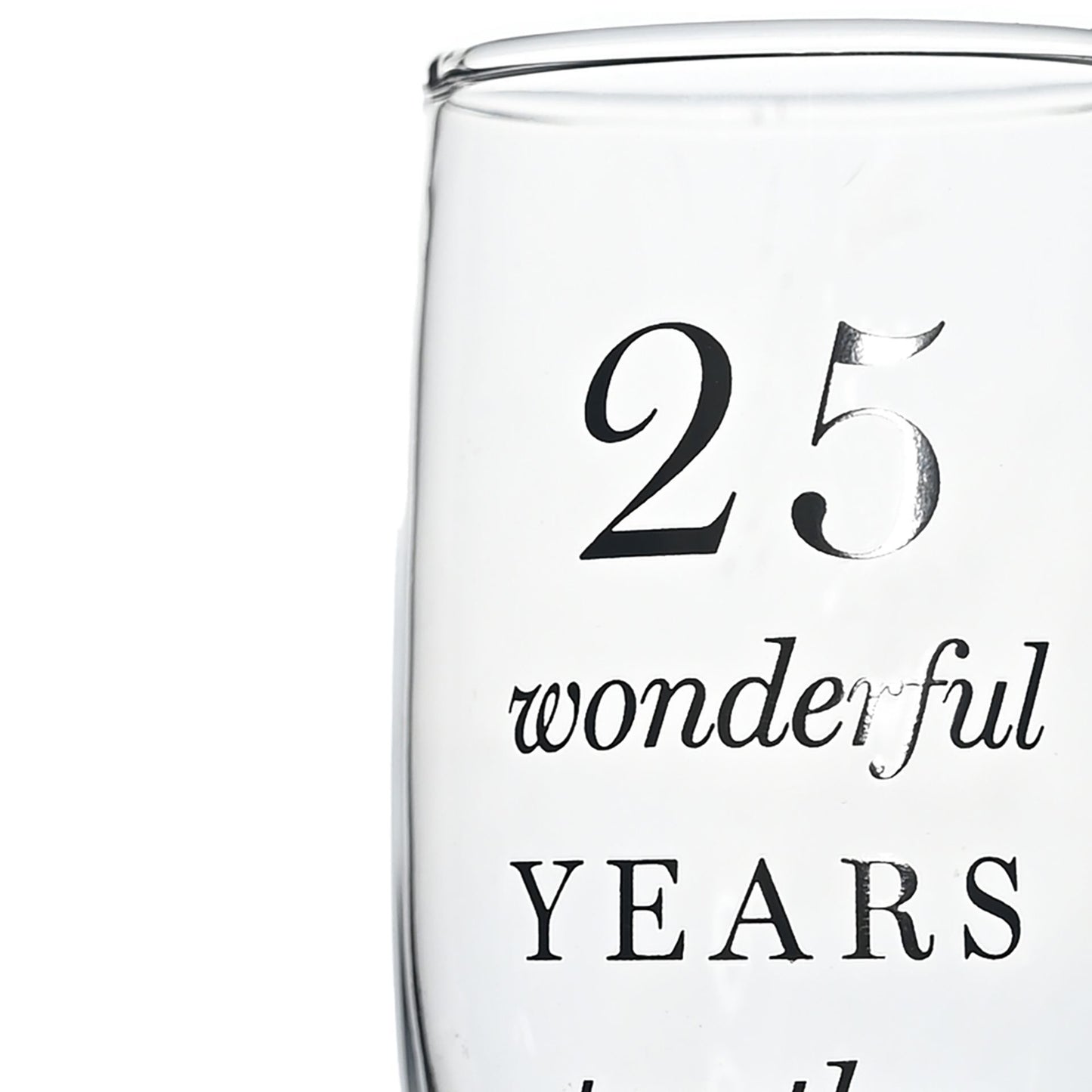 WDP Champagne Flutes Set - 25th Anniv