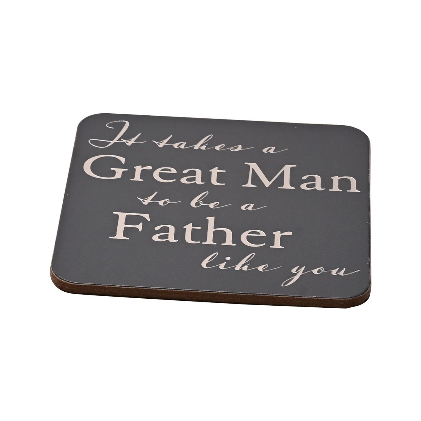 WDP Glass and Coaster Set - Father Bride