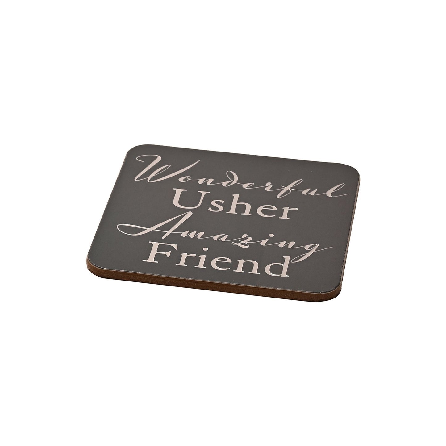 WDP Glass and Coaster - Usher