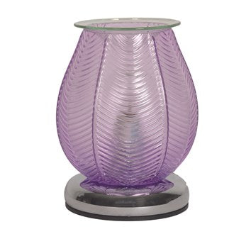 Ribbed Lustre Electric Burner - Lilac