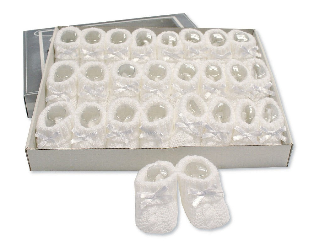 SB Baby Knitted Booties Asst Colours