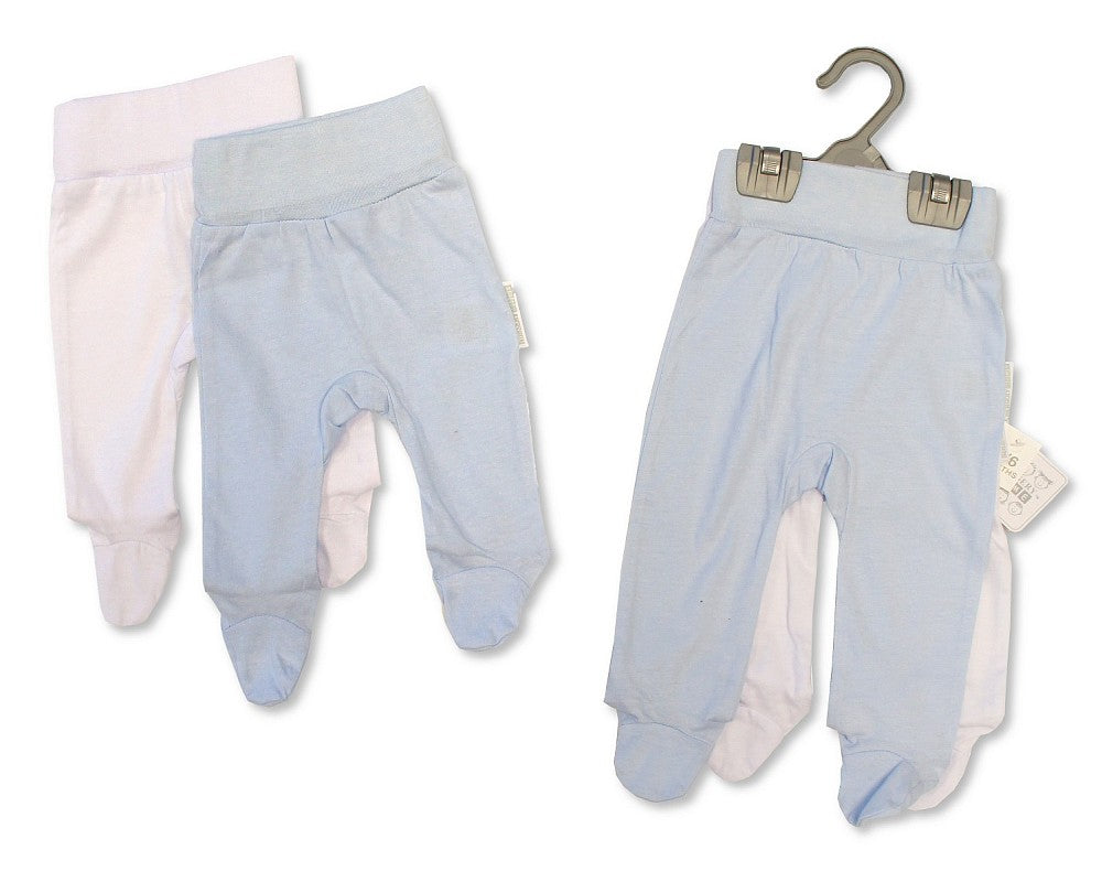 NT Blue & White Baby Trousers 2 Set