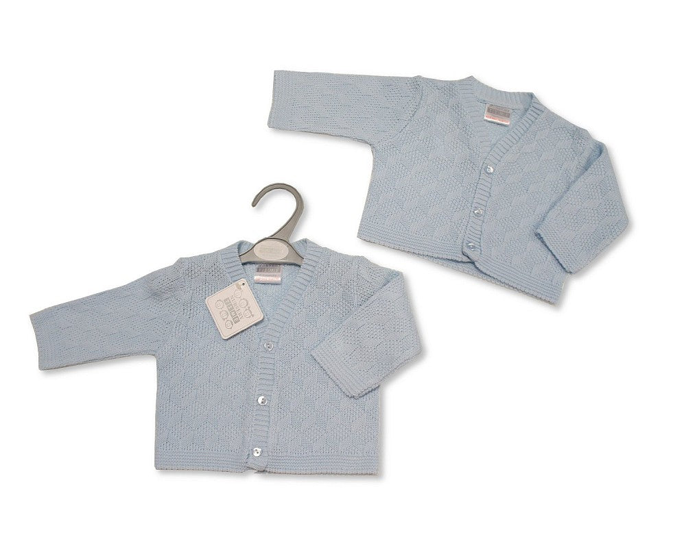 SB Baby Boy Knitted Cardigan Blue
