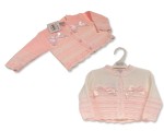 SB Baby Girl Cardigan w/Bows Pink