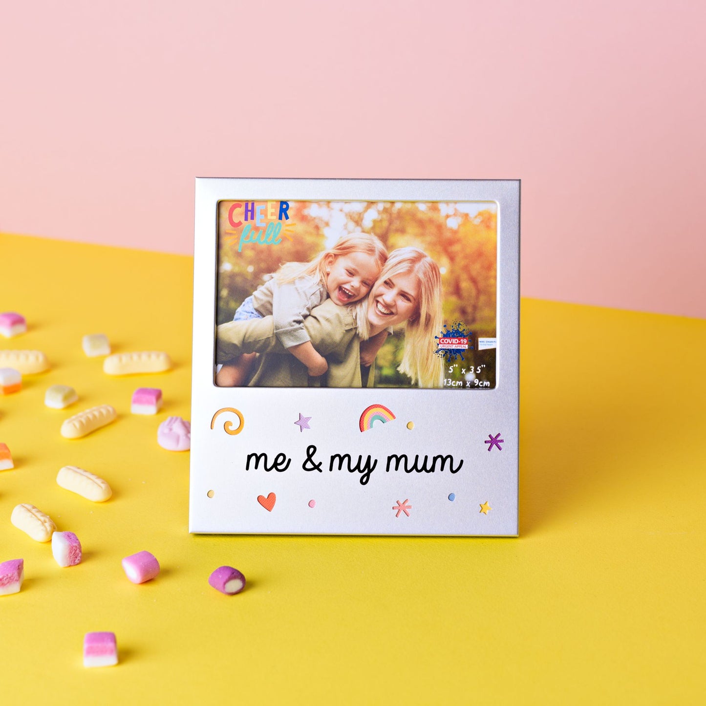 WDP Aluminium Photo Frame 5' x 3.5' - Mum