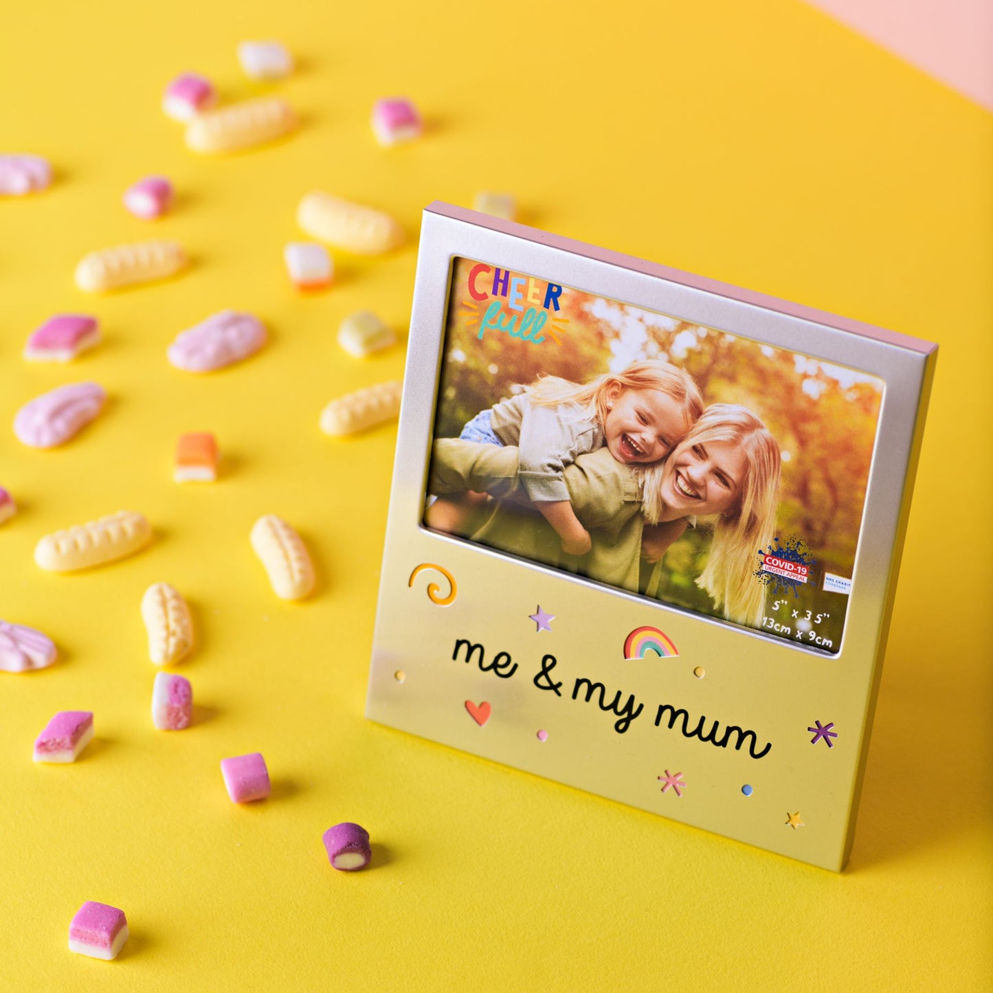 WDP Aluminium Photo Frame 5' x 3.5' - Mum