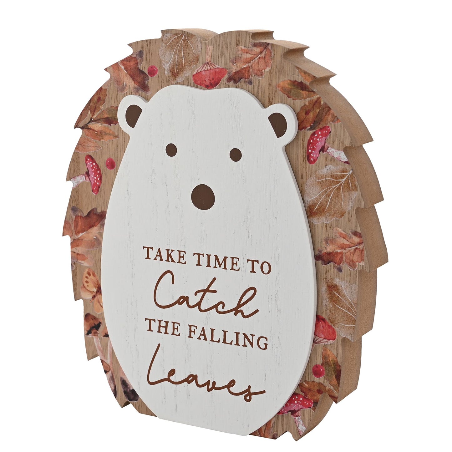 WDP Country Living Autumn Hedgehog Plaque