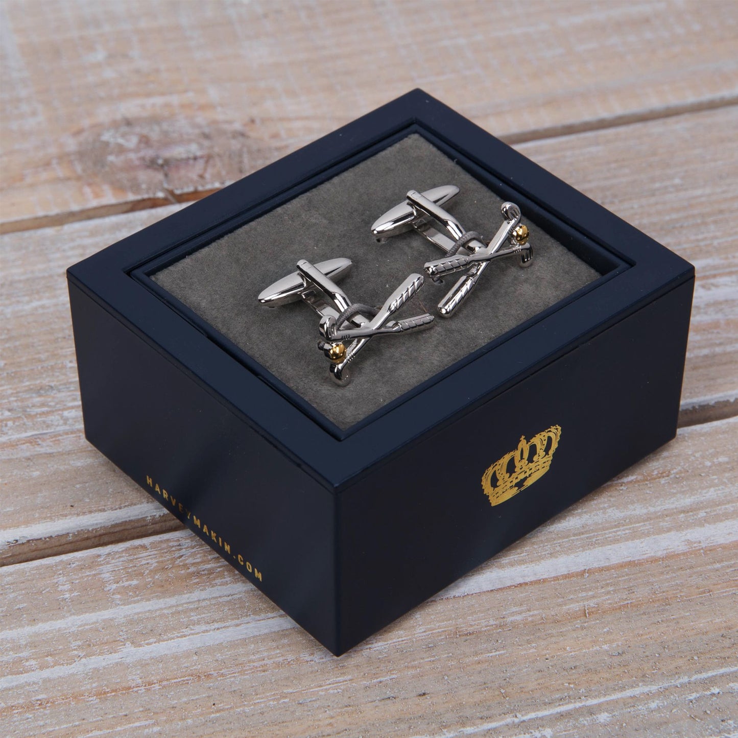 WDP Pair of Cufflinks - Golf Clubs