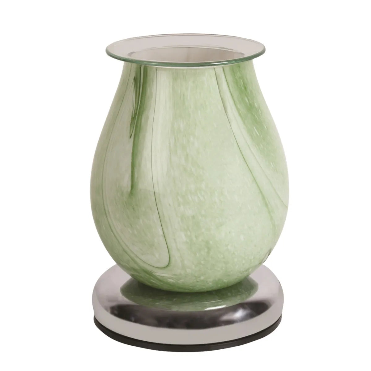 Elec Burner Green Swirl Touch 16cm