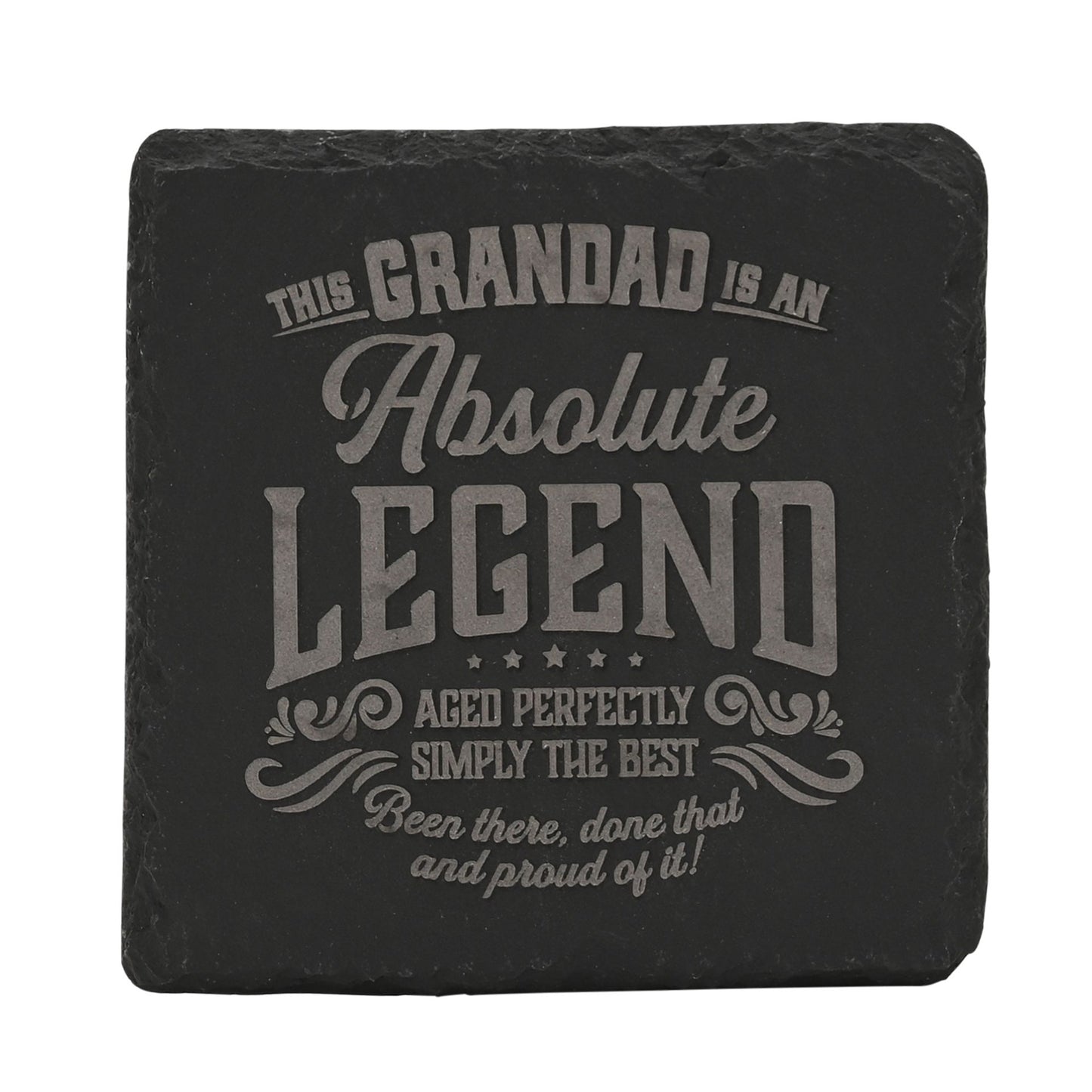 WDP Legend Slate Coaster Grandad