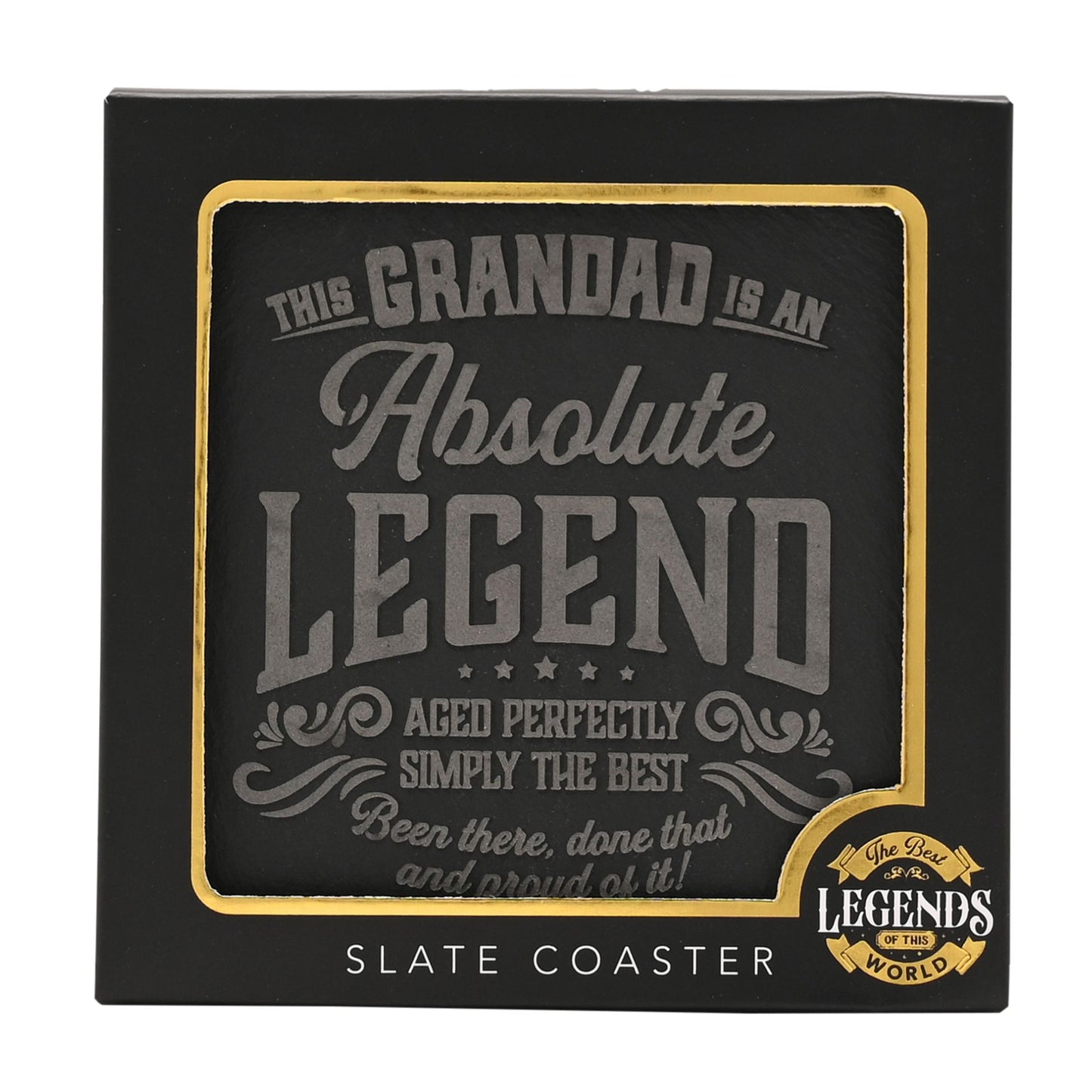 WDP Legend Slate Coaster Grandad