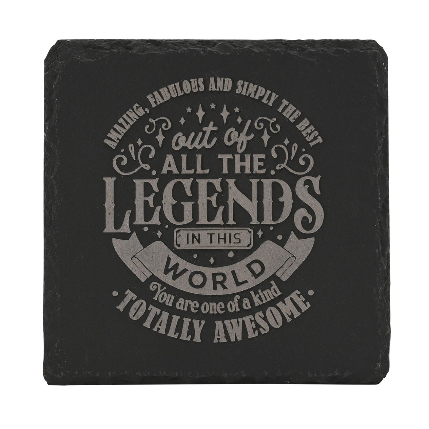 WDP Legend Slate Coaster Amazing