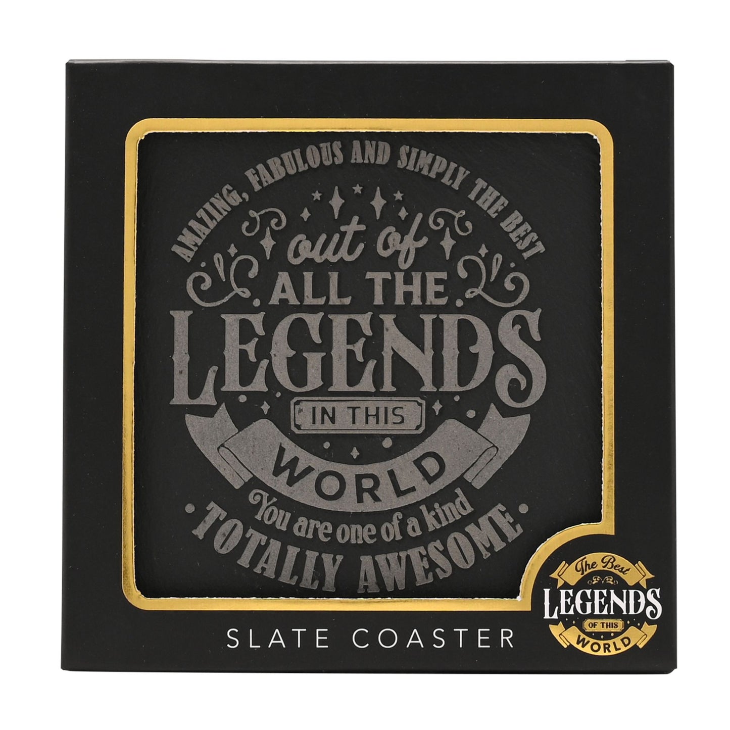 WDP Legend Slate Coaster Amazing