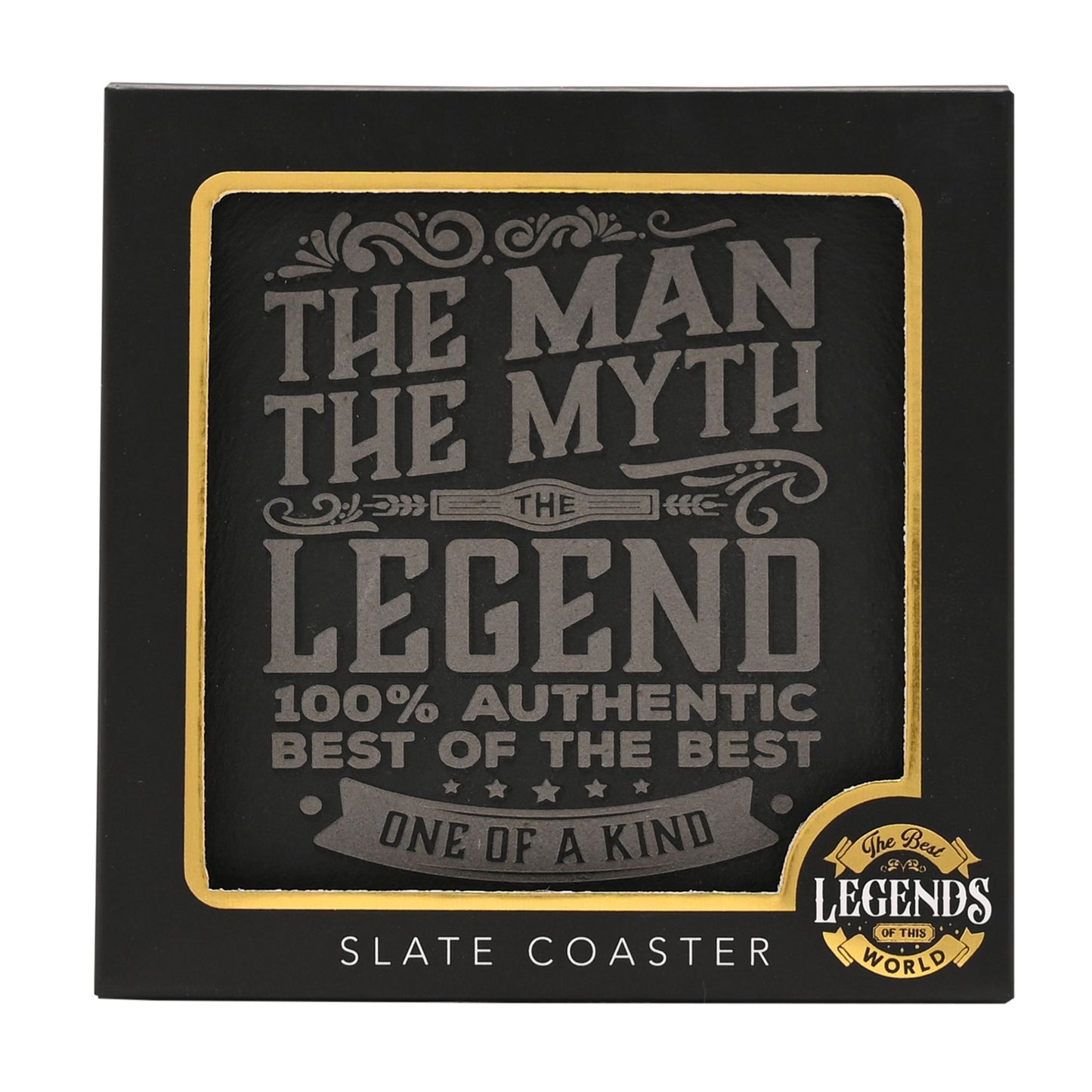 WDP Legend Slate Coaster The Man