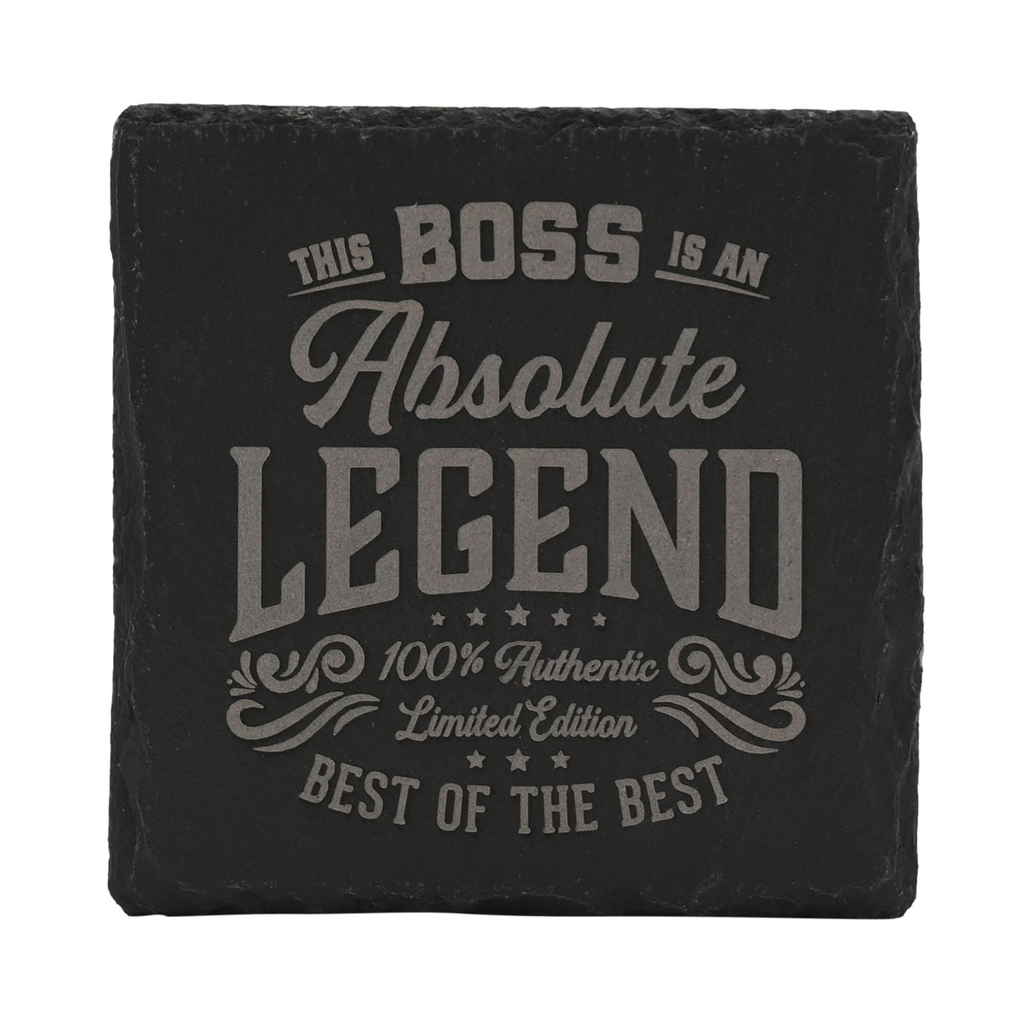 WDP Legend Slate Coaster Boss