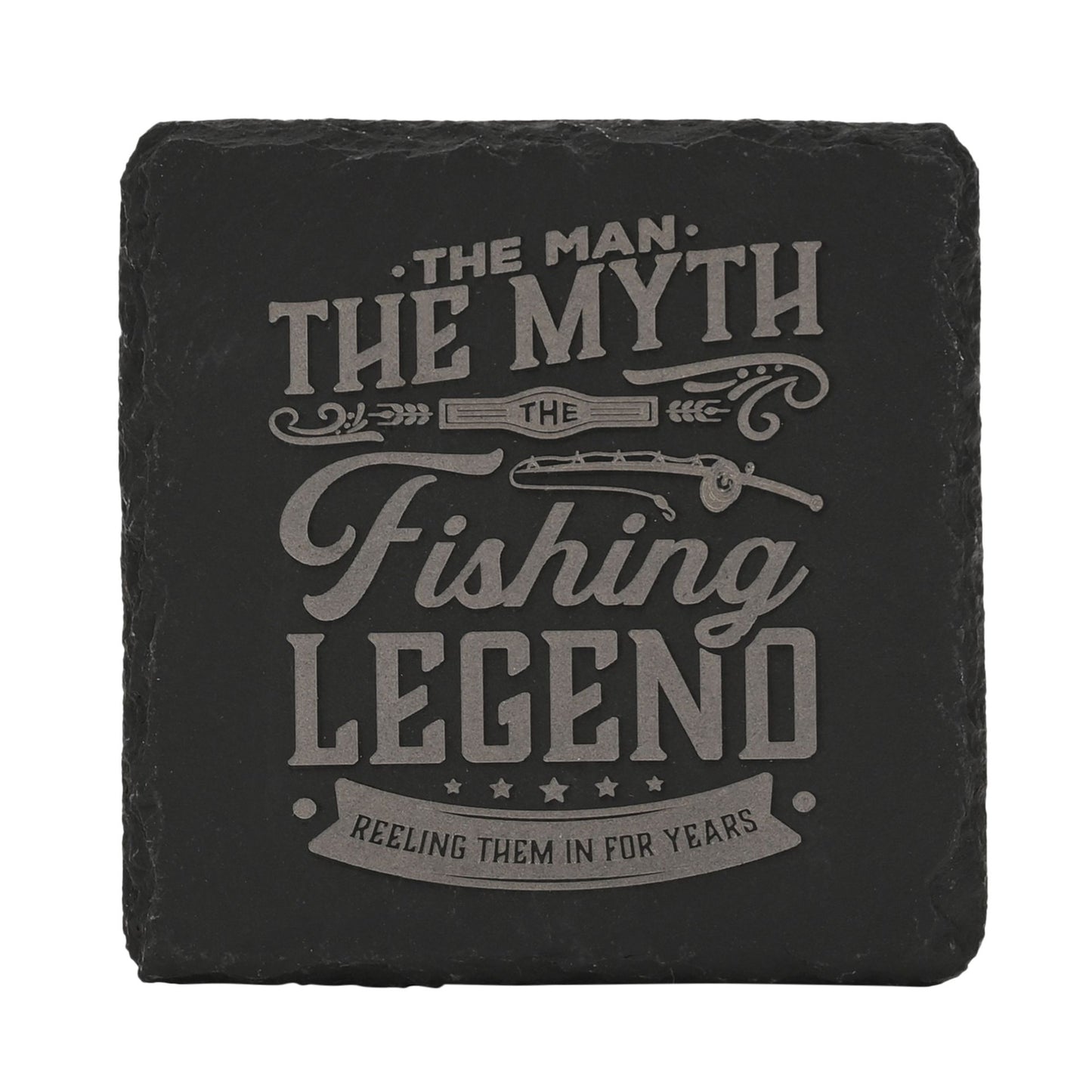 WDP Legend Slate Coaster Fishing