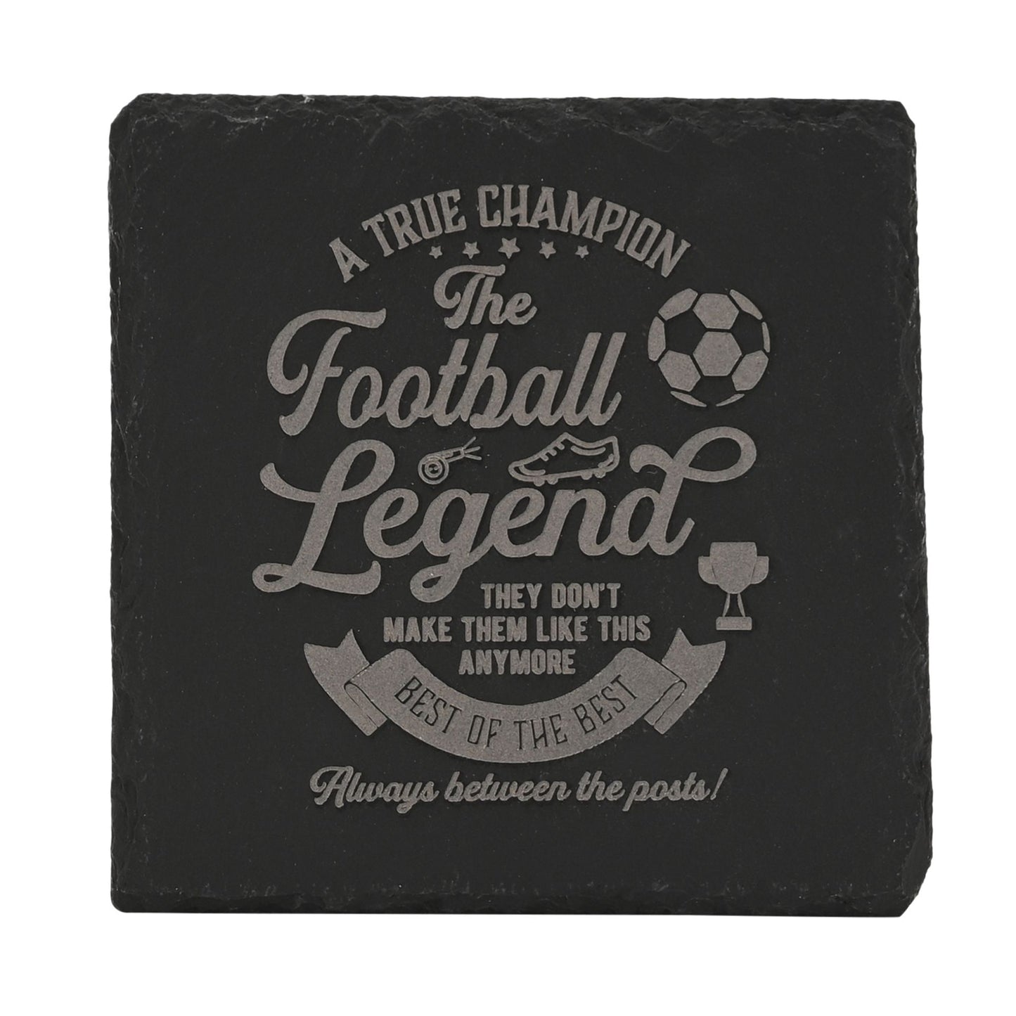 WDP Legend Slate Coaster Football