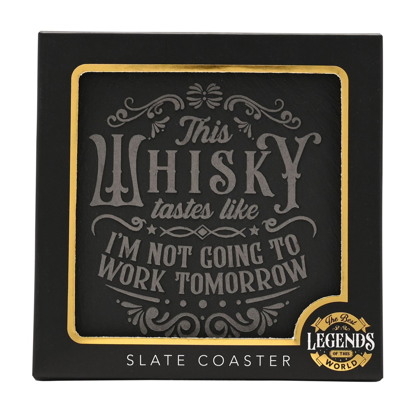 WDP Legend Slate Coaster No Work