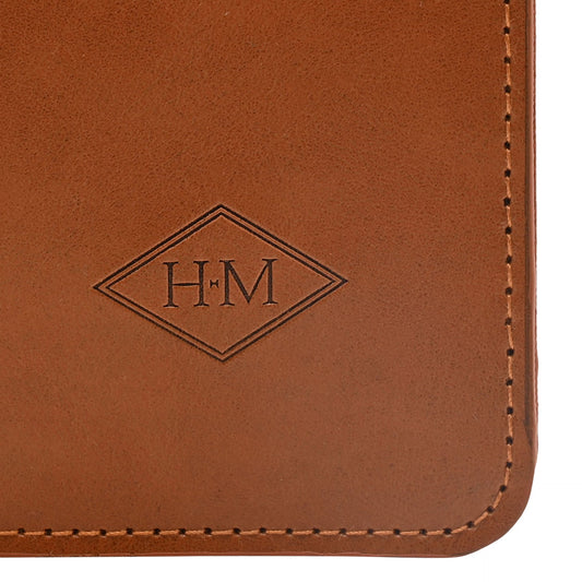 WDP Harvey Makin Glasses Case with Carabiner Clip - Tan