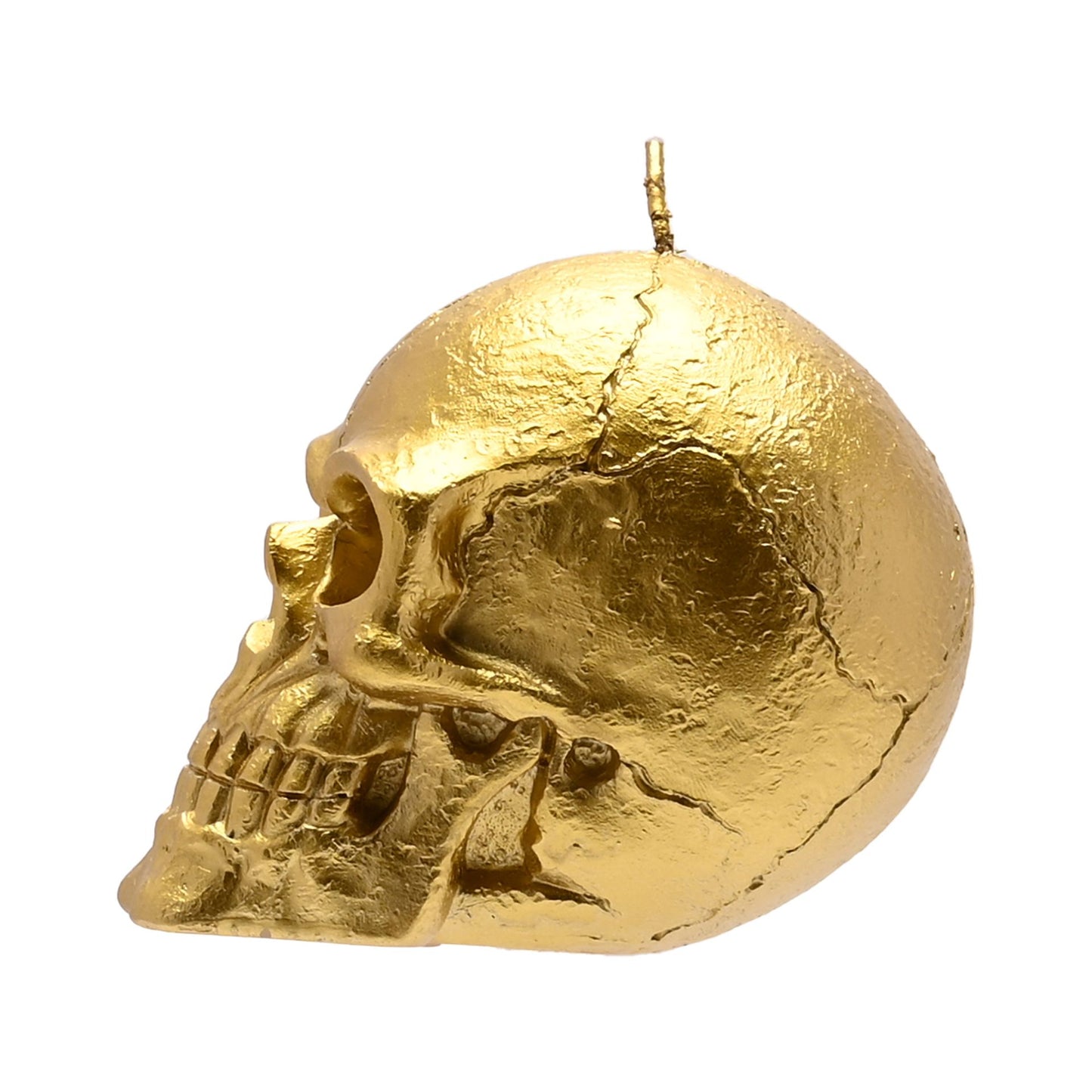 WDP Gold Skull Shaped Candle