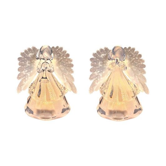ST LED Fibre Optic Angel 15cm 2 asst