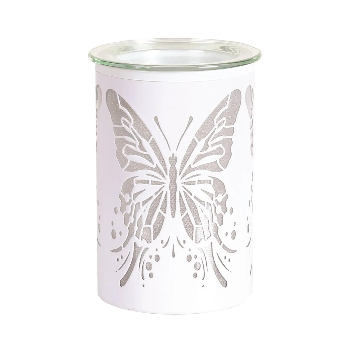 Elec Burner LED Butterfly White 12cm