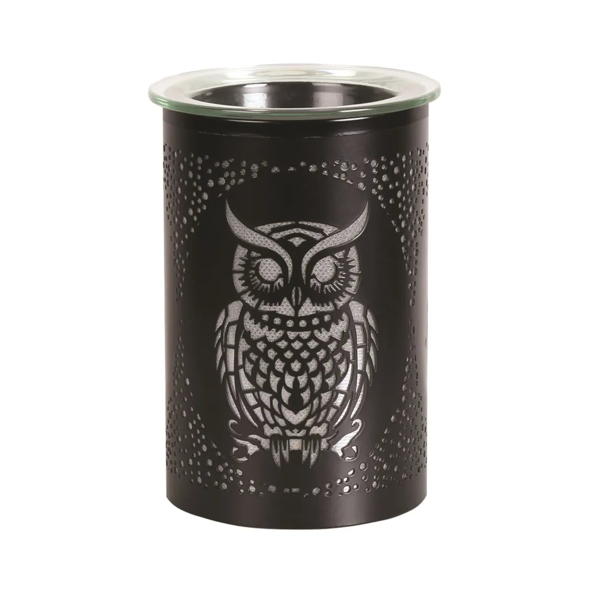 Elec Burner LED Owl Black 12cm