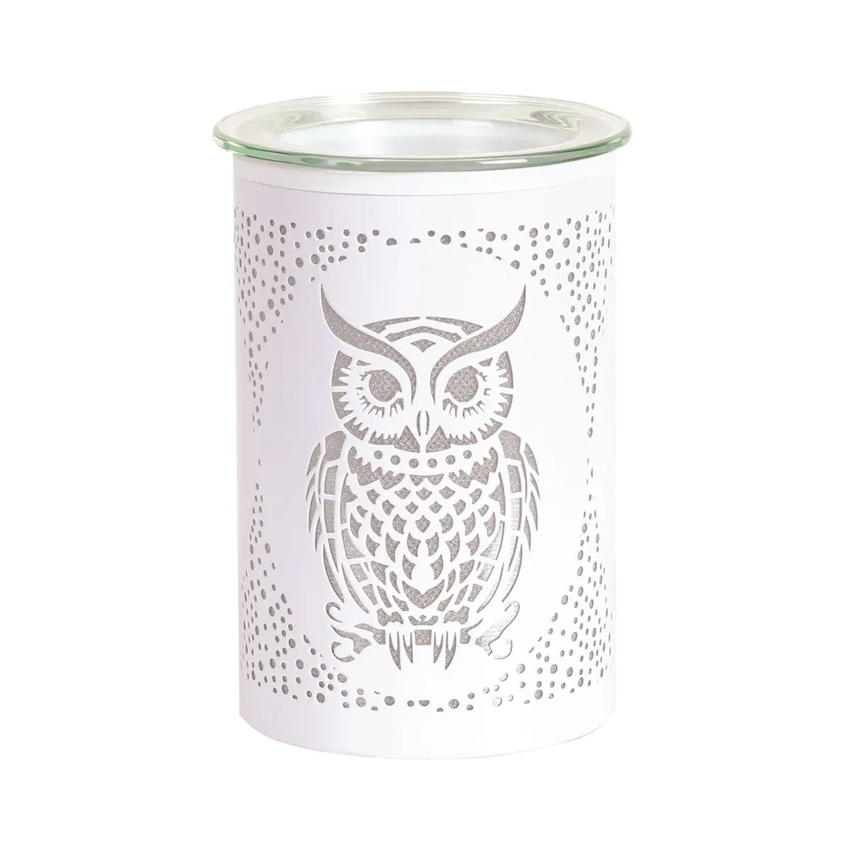Elec Burner LED Owl White 12cm