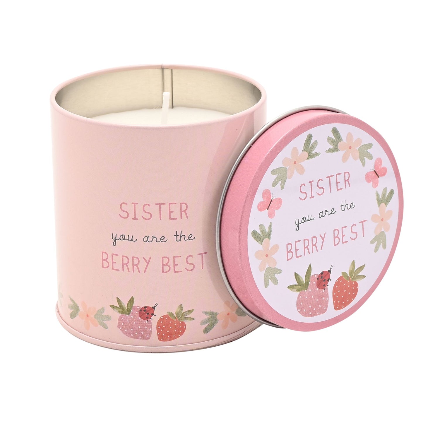 WDP Tin Candle 8cm x 7.5cm - Sister