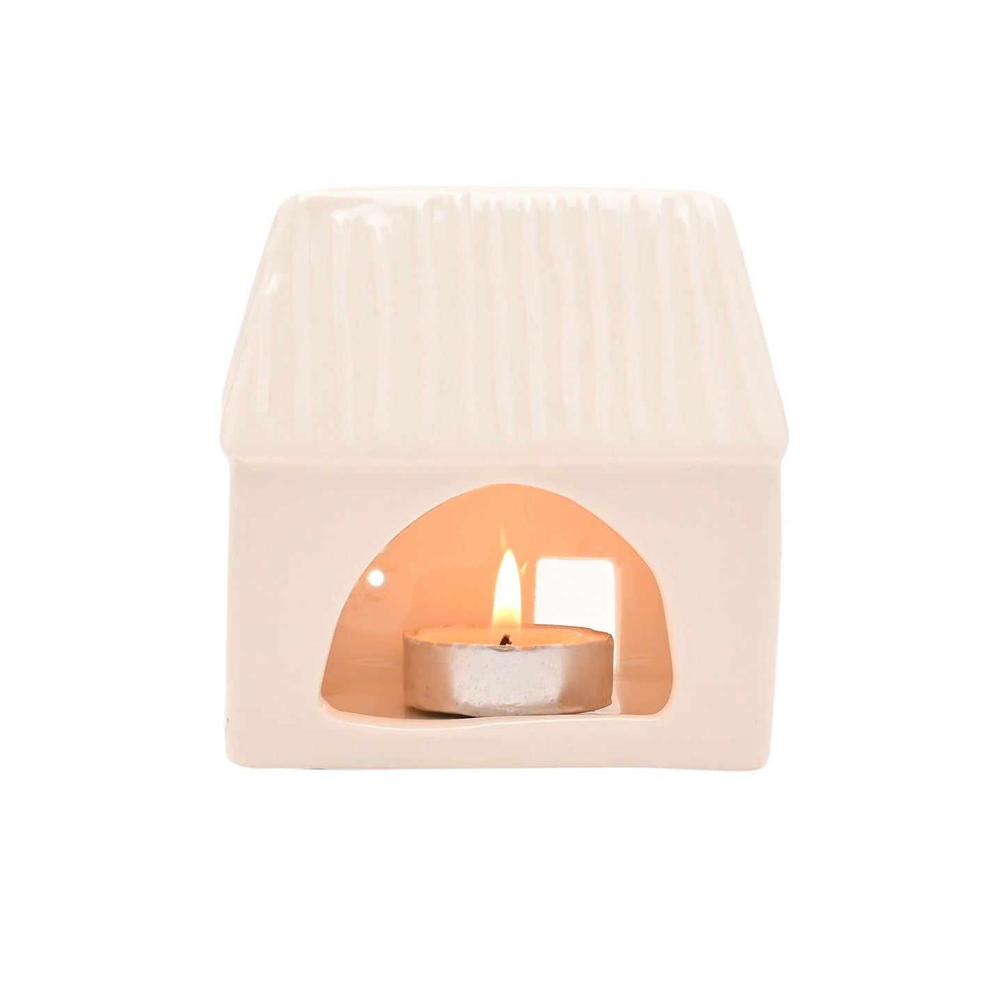 WDP Ceramic House Tea Light Holder House