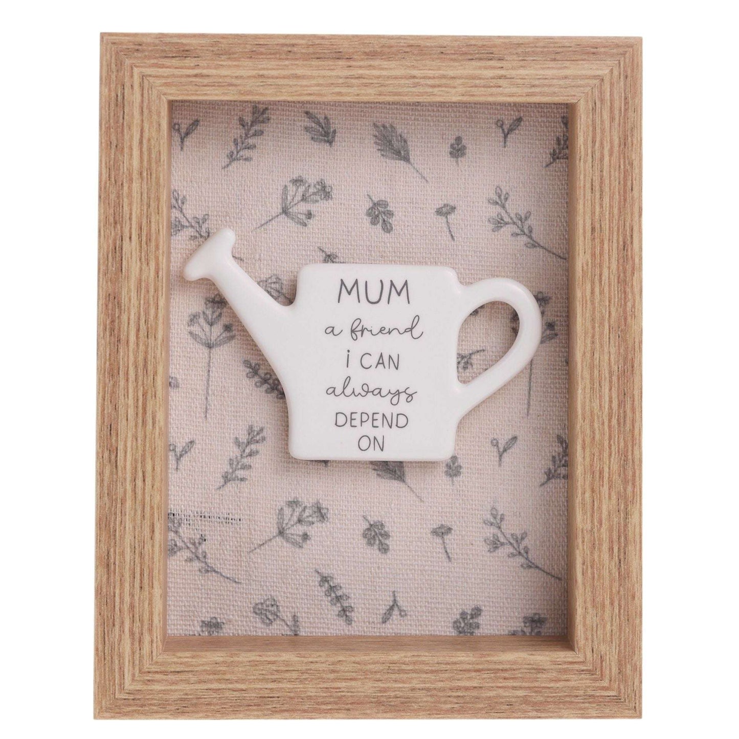 WDP Plaque 12cm x 15cm - Mum, Friend