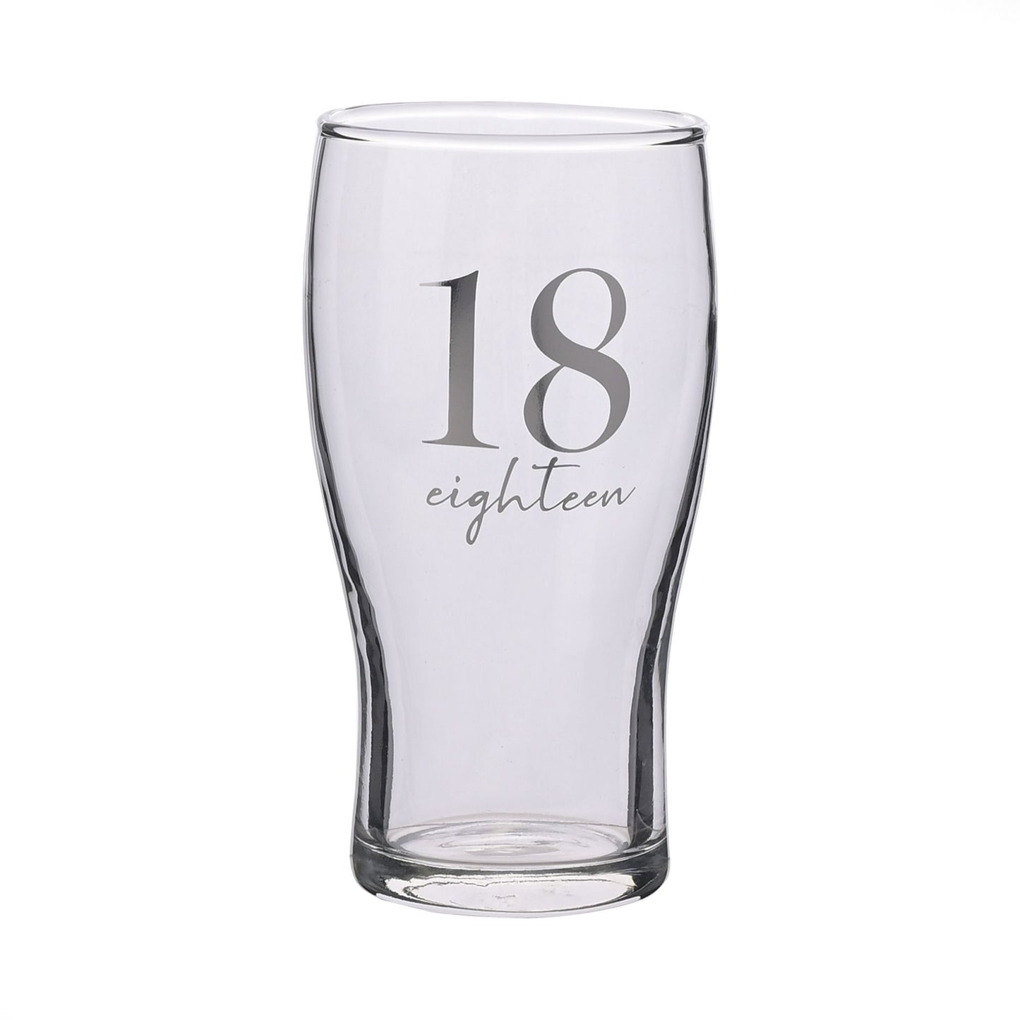 18th Pint Glass