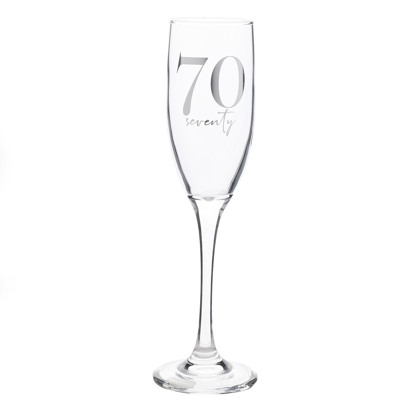 70th Glass Flute