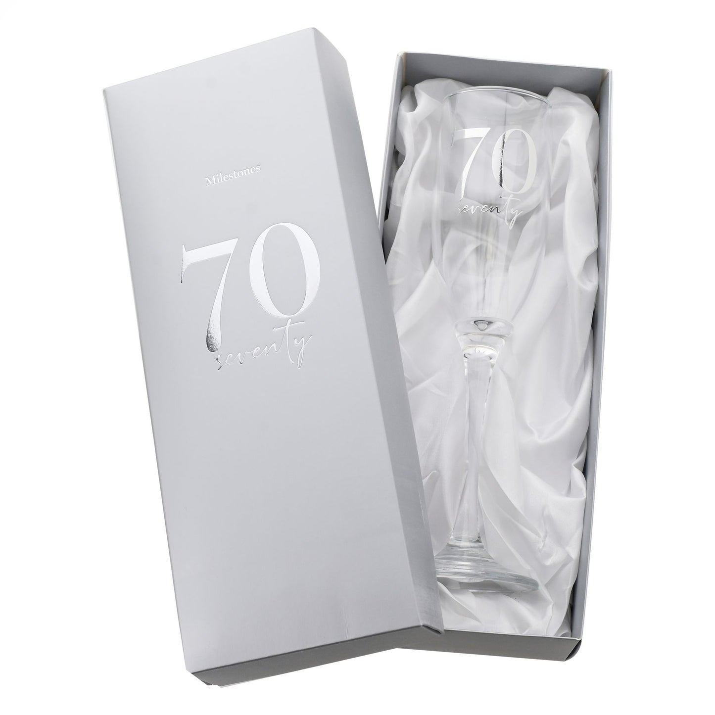 70th Glass Flute