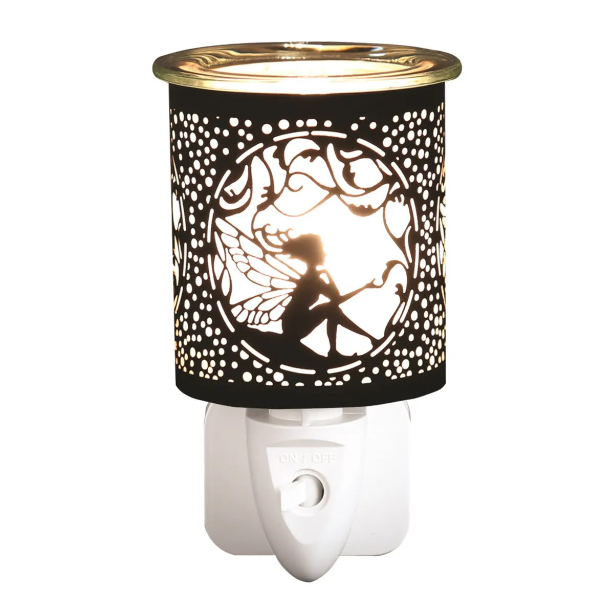 Plug In Black & Gold Seat Fairy 13cm