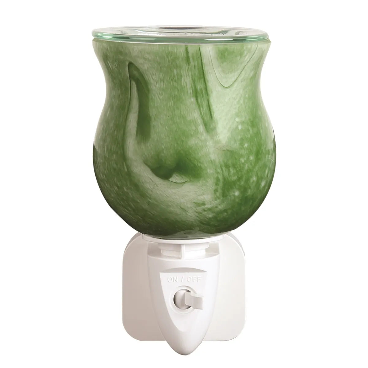 Plug In Melter Green Swirl 12cm