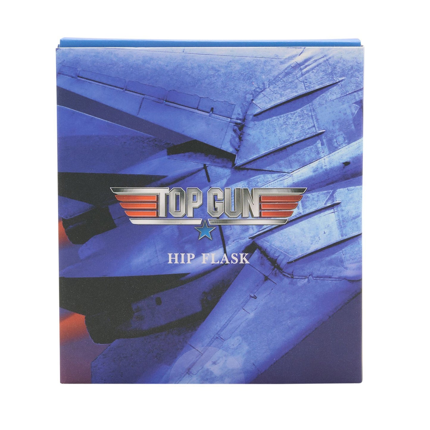 WDP Top Gun Metal Hip Flask 6oz - Brown