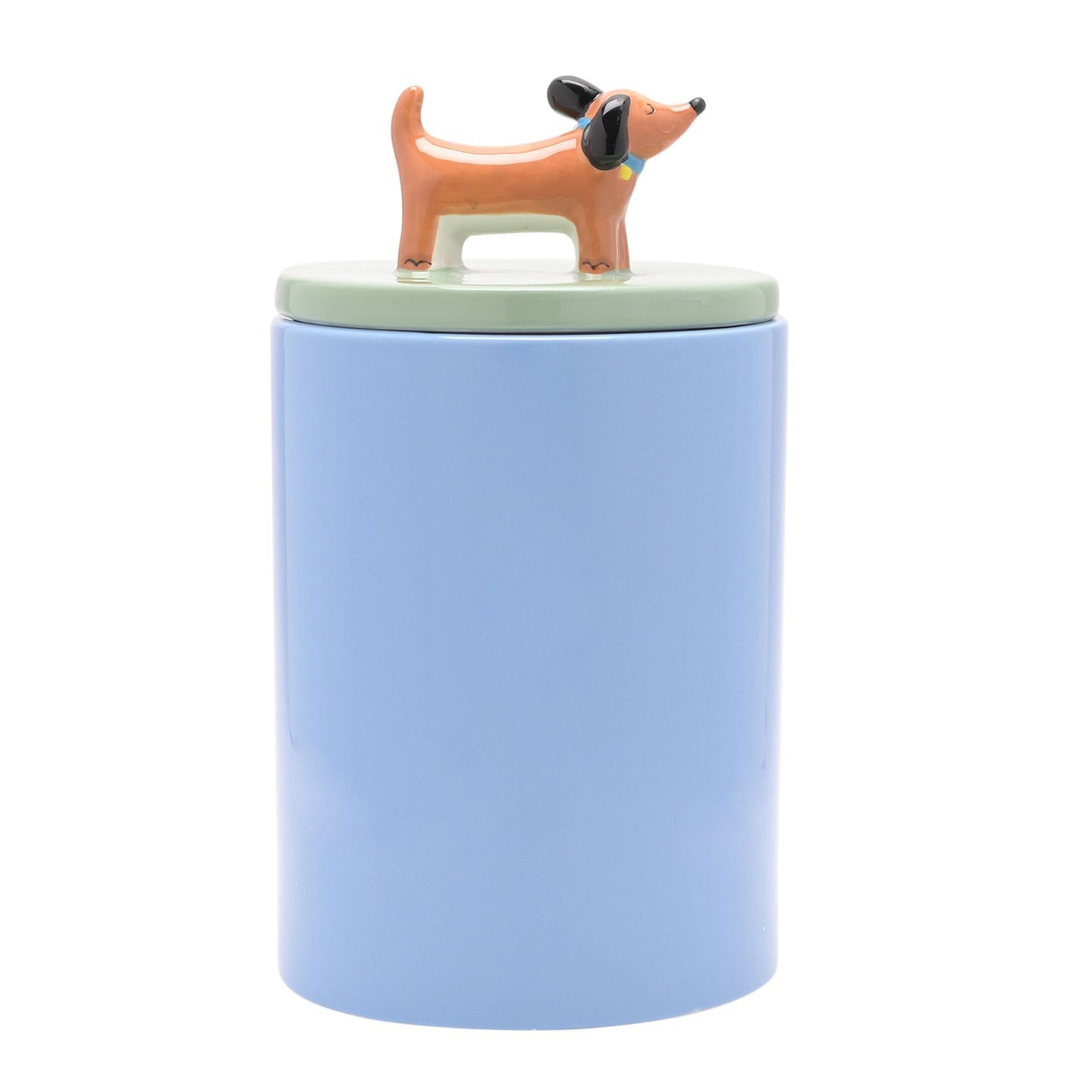 WDP Raspberry Blossom Ceramic Dog Treat Jar