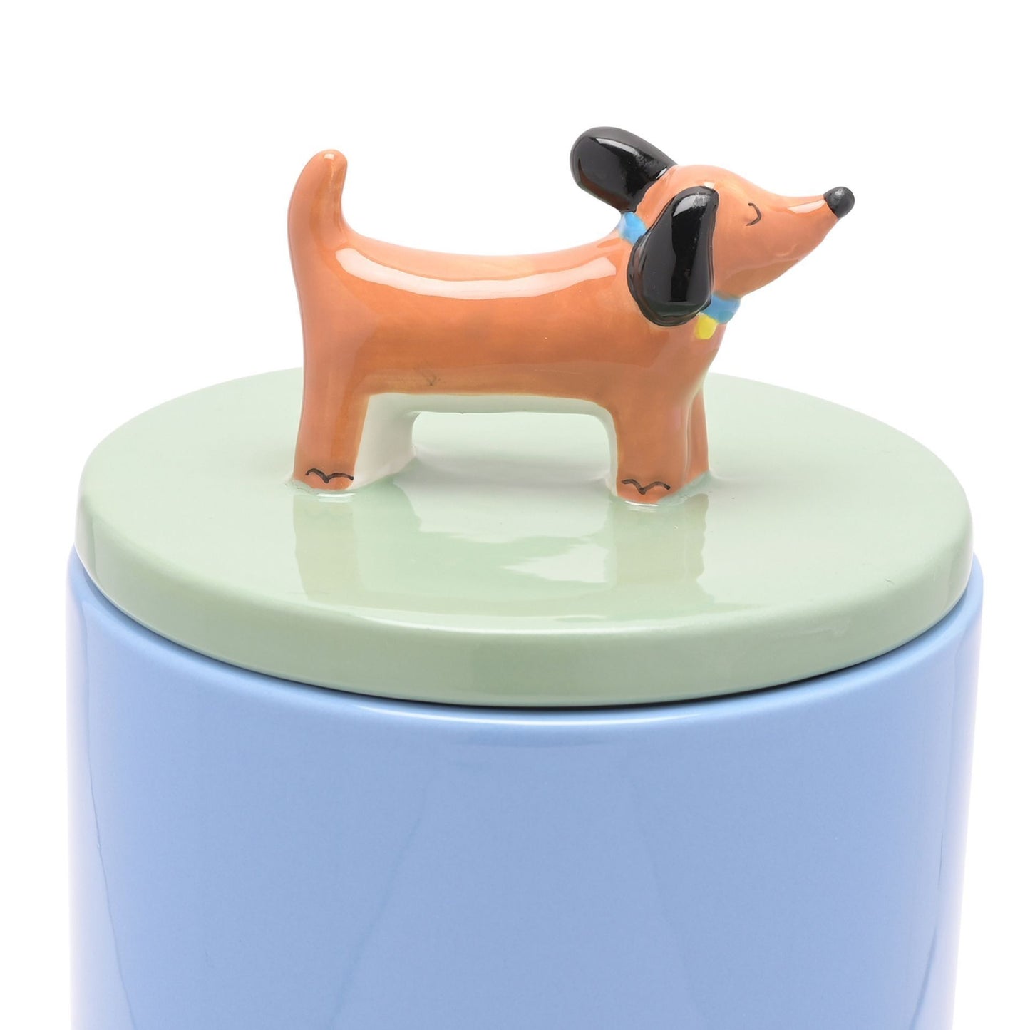 WDP Raspberry Blossom Ceramic Dog Treat Jar