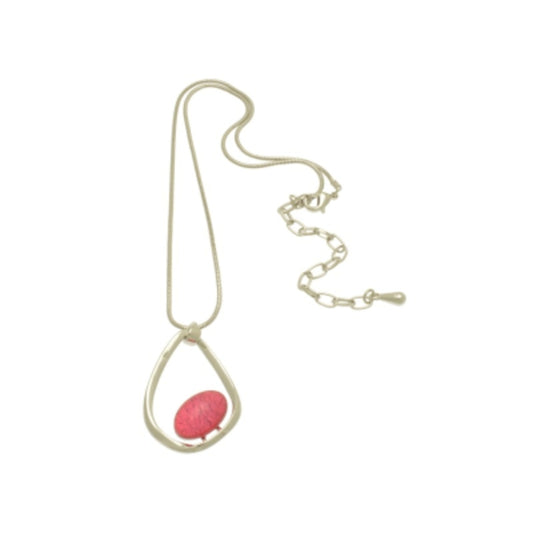 Necklace - Pink Cradle