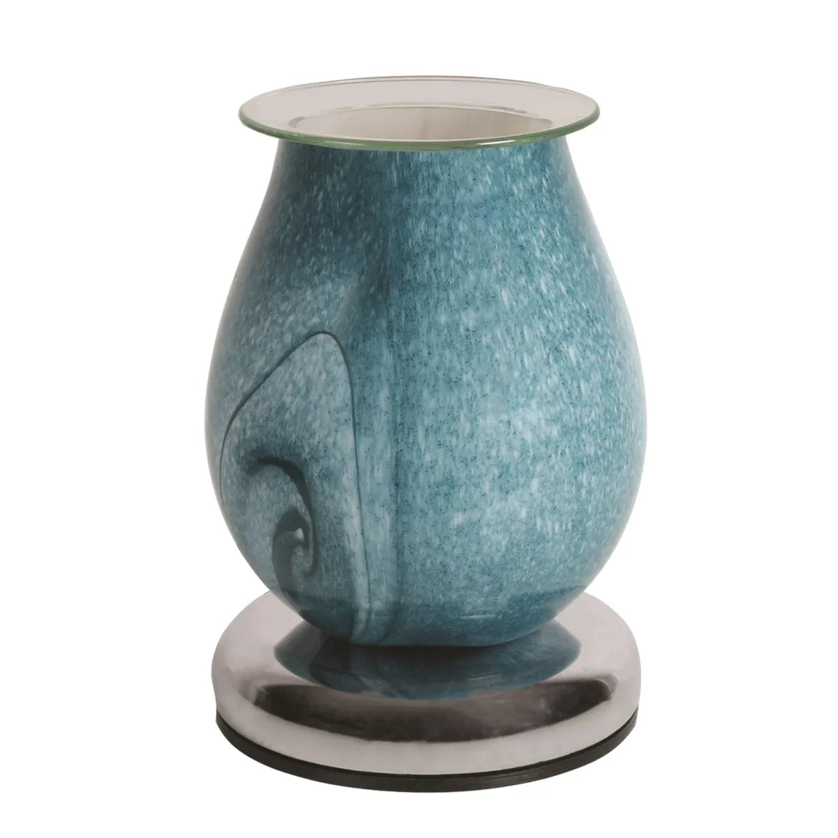 Elec Burner Teal Swirl Touch 16cm