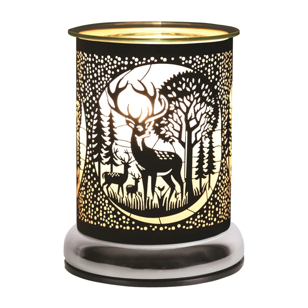 Elec Burner Touch Deer Family Black 17cm