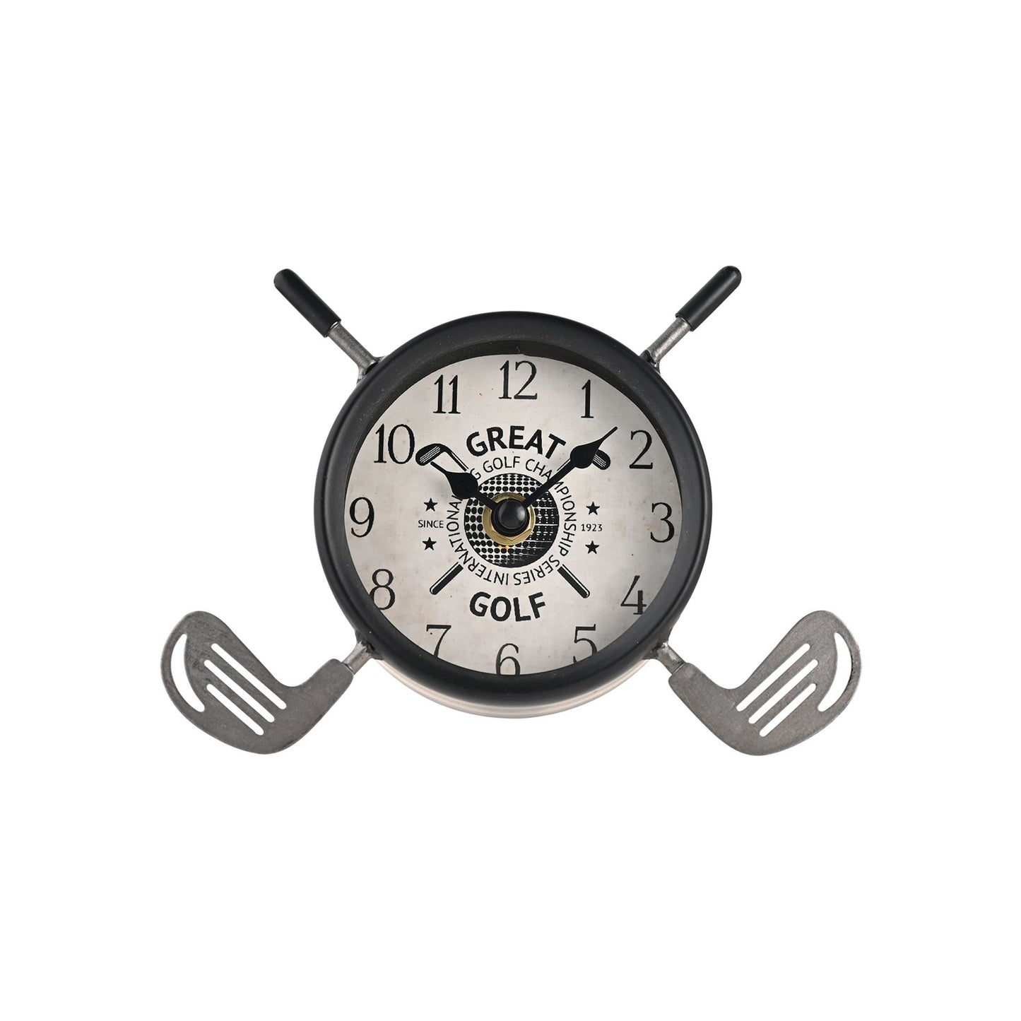 WDP Hometime Mantel Clock Golf Clubs