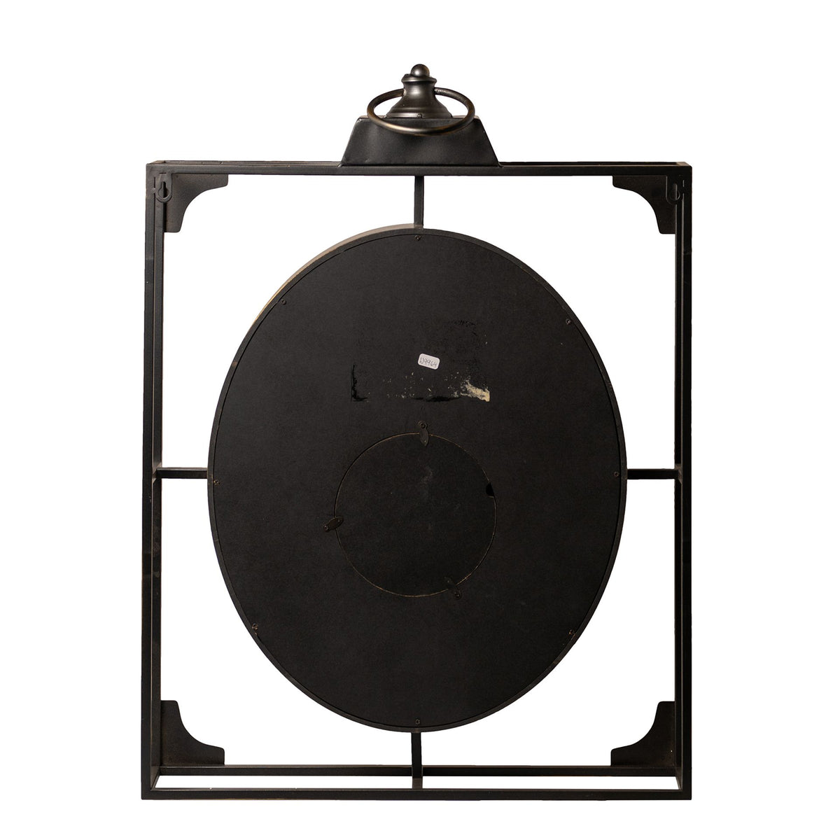 WDP Square Wall Clock With Moving Gears & Metal Frame - 54cm x 80cm