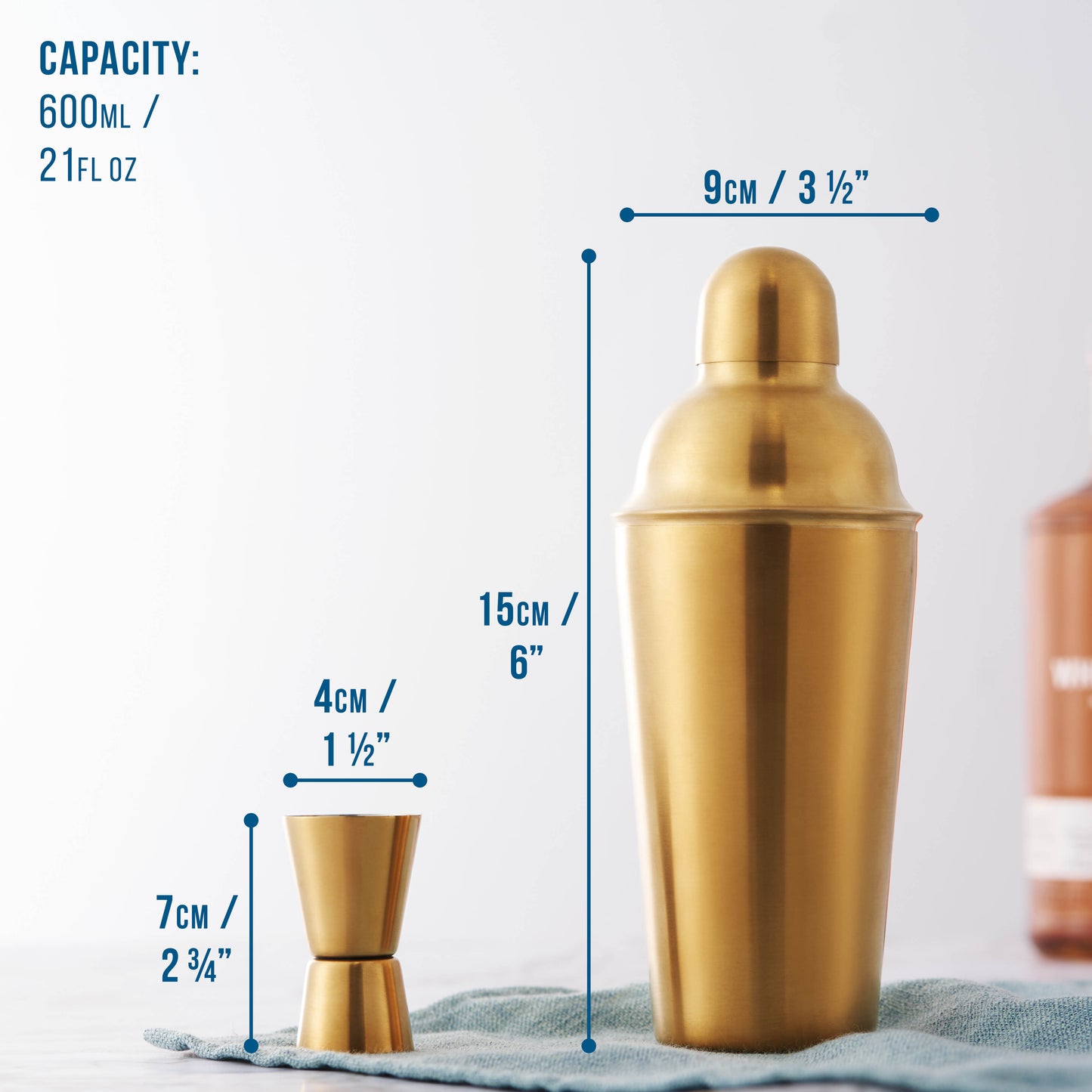 OS Gold 10 Piece Cocktail Set