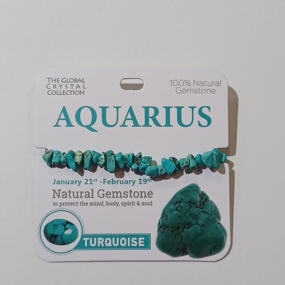 Birthstone Bracelet - Aquarius Turquoise