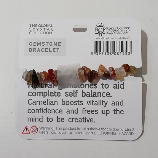 Gemstone Bracelet - Creativity & Motivation Carnelian