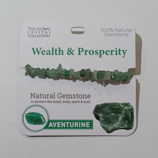 Gemstone Bracelet - Wealth & Prosperity Aventurine