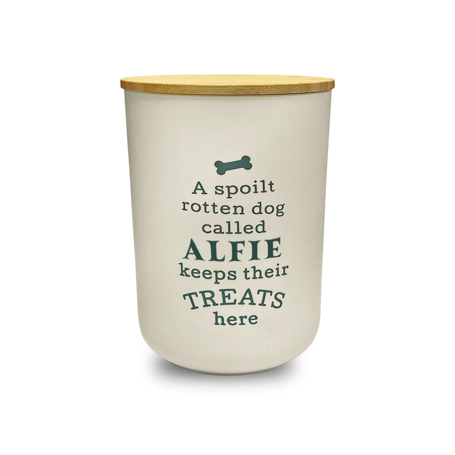 Dog Treat Jar - Alfie