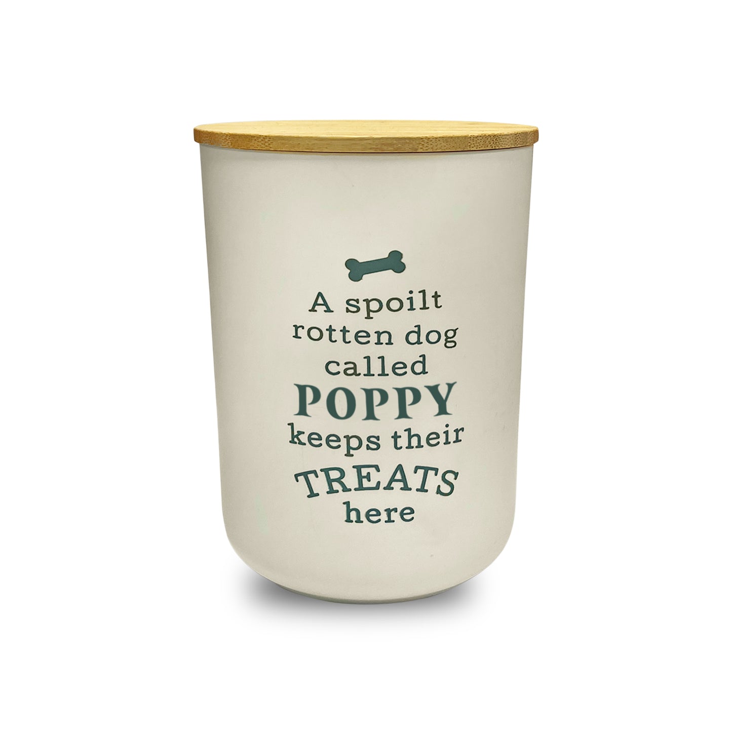 Dog Treat Jar - Poppy